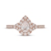 Thumbnail Image 3 of Neil Lane Pear-Shaped Diamond Halo Engagement Ring 1 ct tw 14K Rose Gold