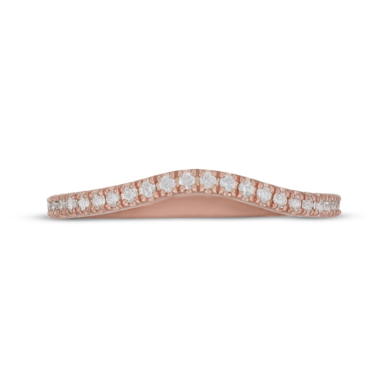 Main Image 3 of Neil Lane Diamond Contour Wedding Band 1/4 ct tw 14K Rose Gold