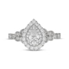 Thumbnail Image 6 of Neil Lane Pear-Shaped Diamond Double Halo Engagement Ring 3/4 ct tw 14K White Gold