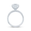 Thumbnail Image 2 of Monique Lhuillier Bliss Emerald-Cut Lab-Grown Diamond Engagement Ring 3-1/2 ct tw 18K White Gold