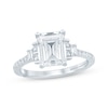 Thumbnail Image 1 of Monique Lhuillier Bliss Emerald-Cut Lab-Grown Diamond Engagement Ring 2-1/4 ct tw 18K White Gold