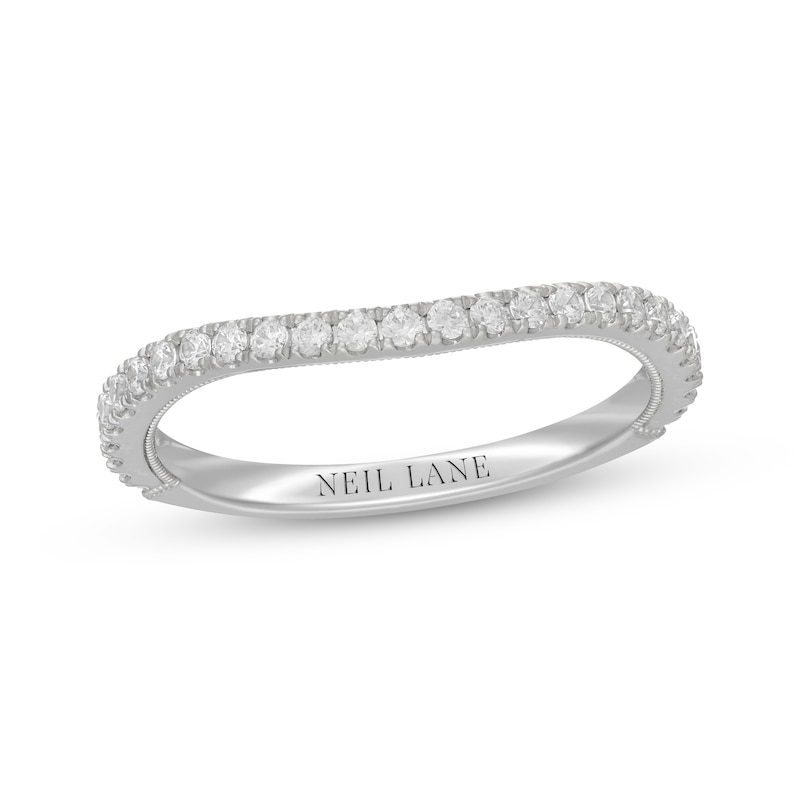 Main Image 7 of Neil Lane Diamond Contour Wedding Band 1/3 ct tw 14K White Gold