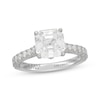 Thumbnail Image 1 of Neil Lane Artistry Heritage Square Emerald-Cut Lab-Grown Diamond Engagement Ring 3-5/8 ct tw Platinum