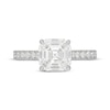 Thumbnail Image 2 of Neil Lane Artistry Heritage Square Emerald-Cut Lab-Created Diamond Engagement Ring 3-5/8 ct tw Platinum