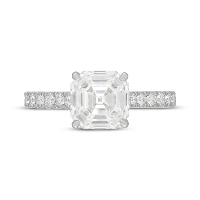 Neil Lane Artistry Heritage Square Emerald-Cut Lab-Created Diamond Engagement Ring 3-5/8 ct tw Platinum