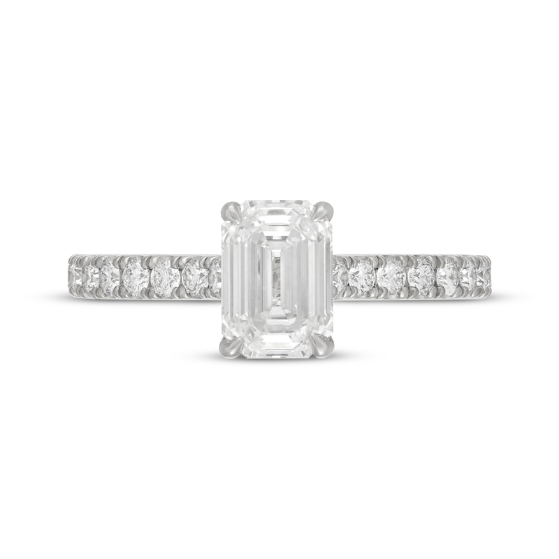 Neil Lane Artistry Heritage Emerald-Cut Lab-Created Diamond Engagement Ring 2 ct tw Platinum