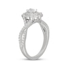 Thumbnail Image 2 of Neil Lane Bridal Oval-Cut Diamond Halo Engagement Ring 5/8 ct tw 14K White Gold