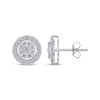 Thumbnail Image 1 of Multi-Diamond Halo Stud Earrings 1 ct tw 10K White Gold