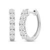 Thumbnail Image 1 of Diamond Hoop Earrings 1/6 ct tw Sterling Silver