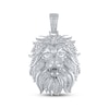 Thumbnail Image 1 of Men's Diamond Lion Head Charm 1/2 ct tw Sterling Silver