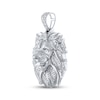 Thumbnail Image 2 of Men's Diamond Lion Head Charm 1/2 ct tw Sterling Silver