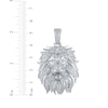 Thumbnail Image 4 of Men's Diamond Lion Head Charm 1/2 ct tw Sterling Silver