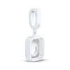 Thumbnail Image 3 of Charmed Memories Emerald-Cut White Cubic Zirconia Charm Sterling Silver