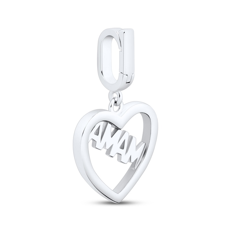 Main Image 3 of Charmed Memories &quot;Mama&quot; Charm Sterling Silver