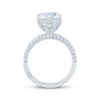 Thumbnail Image 3 of Monique Lhuillier Bliss Round-Cut Lab-Grown Diamond Engagement Ring 5-3/4 ct tw 18K White Gold