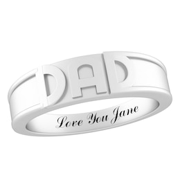 Engravable DAD Ring (1 Name)