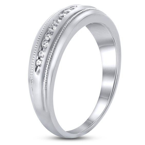 Diamond Wedding Band 1/6 ct tw 10K White Gold | Kay