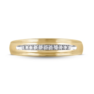 Diamond Wedding Band 1/15 ct tw 10K Yellow Gold | Kay