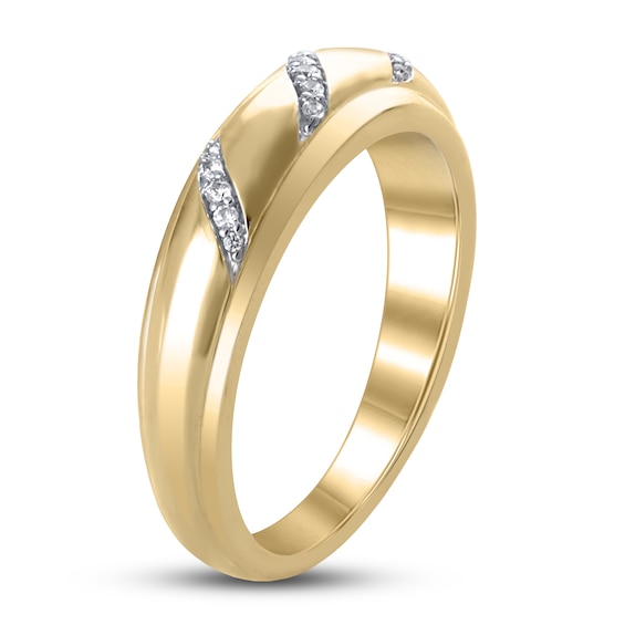 Diamond Wedding Band 1/10 ct tw 10K Yellow Gold | Kay