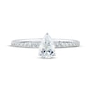 Thumbnail Image 3 of Certified Pear-Shaped Diamond Engagement Ring 3/4 ct tw Platinum