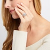 Thumbnail Image 3 of Multi-Diamond Center Princess-Cut  Engagement Ring 1 ct tw 10K White Gold