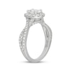 Thumbnail Image 2 of Neil Lane Artistry Oval-Cut Lab-Grown Diamond Halo Engagement Ring 1-1/2 ct tw 14K White Gold