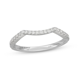 Neil Lane Artistry Lab-Grown Diamond Contour Wedding Band 1/4 ct tw 14K White Gold