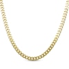 Thumbnail Image 1 of Solid Cuban Curb Chain Necklace 4.2mm 14K Yellow Gold 22&quot;