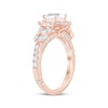 Thumbnail Image 1 of Monique Lhuillier Bliss Pear-Shaped  Lab-Grown diamond Halo Engagement Ring 1-7/8 ct tw 18K Rose Gold