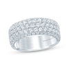 Thumbnail Image 1 of Monique Lhuillier Bliss Lab-Grown Diamond Multi-Row Anniversary Ring 2 ct tw 18K White Gold