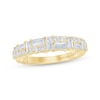 Thumbnail Image 0 of Monique Lhuillier Bliss Baguette & Round-Cut  Lab-Grown diamond Anniversary Ring 5/8 ct tw 18K Yellow Gold