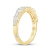 Thumbnail Image 2 of Monique Lhuillier Bliss Baguette & Round-Cut Lab-Grown Diamond Anniversary Ring 5/8 ct tw 18K Yellow Gold