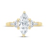 Thumbnail Image 4 of Monique Lhuillier Bliss Marquise-Cut Lab-Grown Diamond Engagement Ring 2-1/2 ct tw 18K Yellow Gold