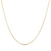 Thumbnail Image 1 of Solid Diamond-Cut Cube Bead Chain Link Necklace 1.05mm 14K Yellow Gold 18&quot;