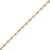 Thumbnail Image 2 of Solid Diamond-Cut Cube Bead Chain Link Necklace 1.05mm 14K Yellow Gold 18&quot;