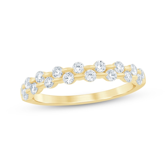 Diamond Anniversary Ring 1/2 ct tw 14K Yellow Gold