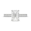 Thumbnail Image 2 of Neil Lane Artistry Heritage Emerald-Cut Lab-Created Diamond Engagement Ring 3-5/8 ct tw Platinum