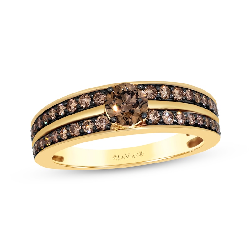 Main Image 1 of Le Vian Diamond Ring 7/8 ct tw 14K Honey Gold