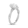 Thumbnail Image 2 of Lab-Grown Diamonds by KAY Marquise-Cut Halo Engagement Ring 1-1/4 ct tw 14K White Gold