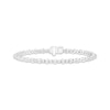 Thumbnail Image 1 of Diamond Bubble Bracelet 1/2 ct tw 10K White Gold 7.25&quot;