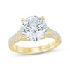 Thumbnail Image 1 of Monique Lhuillier Bliss Round-Cut Lab-Grown Diamond Engagement Ring 4-1/3 ct tw 18K Yellow Gold