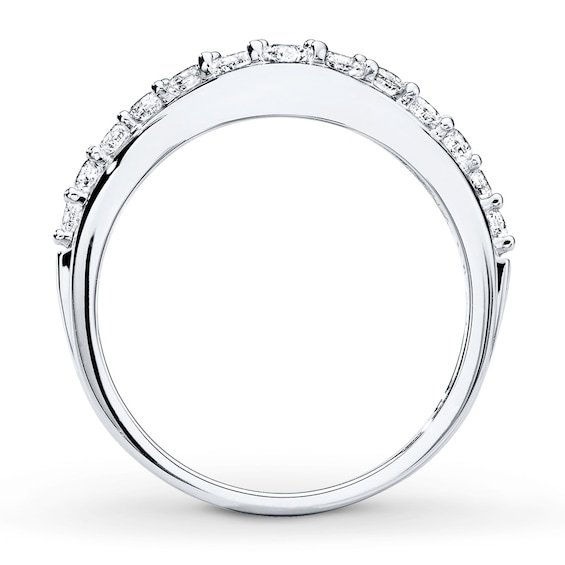 Diamond Wedding Band 1/2 ct tw Round-cut 14K White Gold | Kay