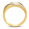 Thumbnail Image 3 of Men's Brown Diamond Wedding Band 1/2 ct tw 10K Yellow Gold