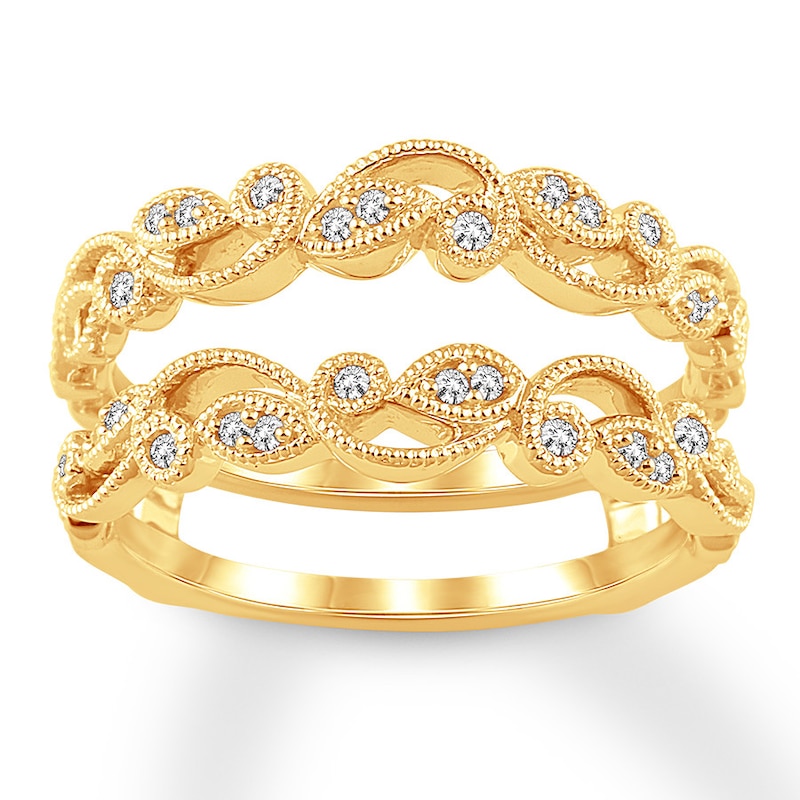 Main Image 1 of Now + Forever Diamond Enhancer Ring 1/6 ct tw 14K Yellow Gold