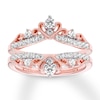 Thumbnail Image 1 of Diamond Enhancer Ring 1/2 ct tw Round-cut 14K Rose Gold