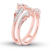 Thumbnail Image 2 of Diamond Enhancer Ring 1/2 ct tw Round-cut 14K Rose Gold