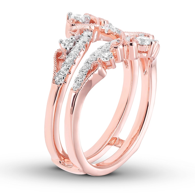 Main Image 2 of Diamond Enhancer Ring 1/2 ct tw Round-cut 14K Rose Gold