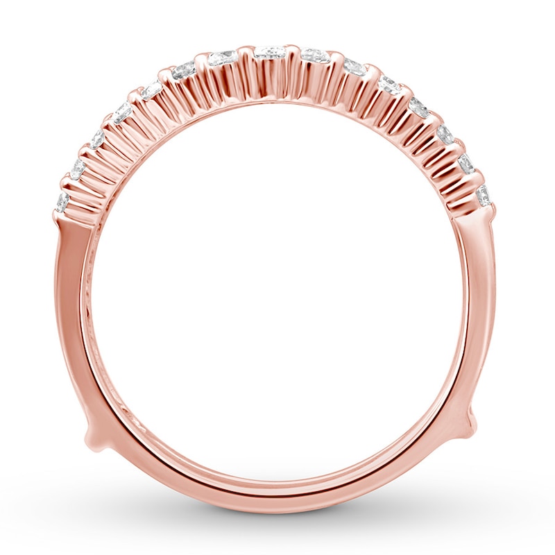 Main Image 2 of Diamond Enhancer Ring 1/2 ct tw Round-cut 14K Rose Gold