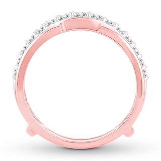 Diamond Enhancer Ring 1 ct tw Round-cut 14K Rose Gold | Kay