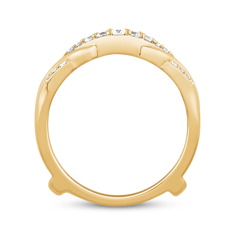 Main Image 3 of Diamond Enhancer Ring 1/3 ct tw Round-cut 14K Yellow Gold